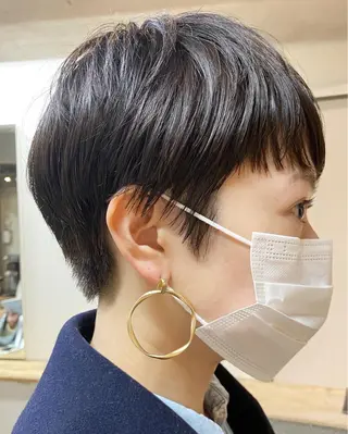 ショート カラー 坂本 裕介/パーマのヘアスタイル