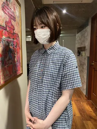 ショート カラー パーマ mai / linoah˚✧のヘアスタイル