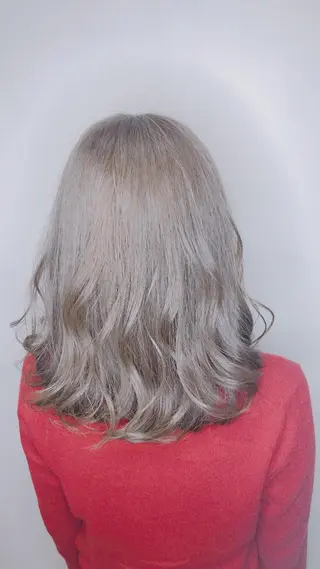 ミディアム カラー MODEK's阿倍野 伊藤サダキのヘアスタイル