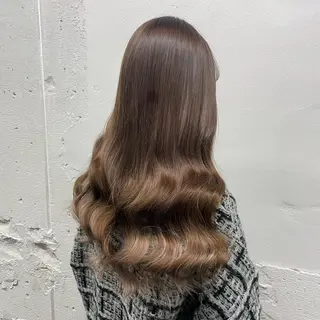 ロング カラー 🧡艶髪ちゅるん髪 🫧🧡YUKI❄️のヘアスタイル