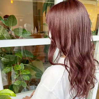 ミディアム カラー ヘアアレンジ 鴫原 亜弥のヘアスタイル