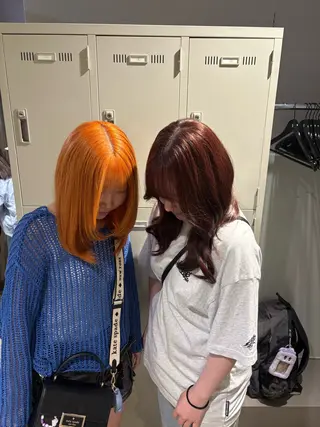 カラー 透明感ベージュ🤎 ナチュラルレイヤーのヘアスタイル