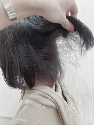 ミディアム カラー レイヤーカットモデル 募集/藤原一真のヘアスタイル