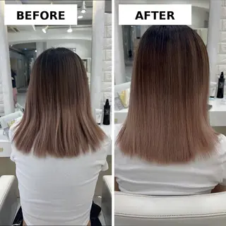 ミディアム 🫧髪質改善 縮毛矯正特化🫧中西のヘアスタイル