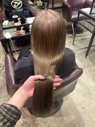 ロング カラー ブリーチ/エクステ はしもと そな🫧のヘアスタイル