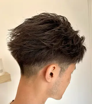 ショート カラー メンズ メンズカット ボブ/米崎駿也のヘアスタイル