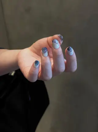 ショート カラー パーマ ヘアアレンジ メンズ キッズ ネイル マツエク・マツパ アイブロウ ar. harajukuのネイルデザイン