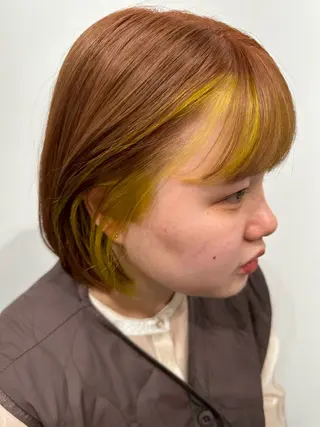 ショート カラー Rinka/レイヤー /透明感カラーのヘアスタイル