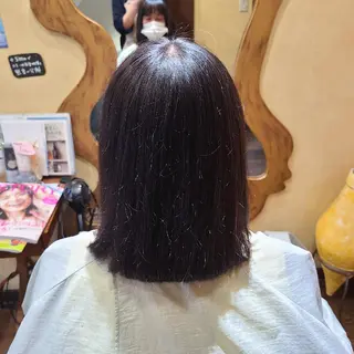 セミロング 美容室　ラファムラフィネ所属・艶髪💇‍♀️ 美髪矯正　山森智代のヘアスタイル