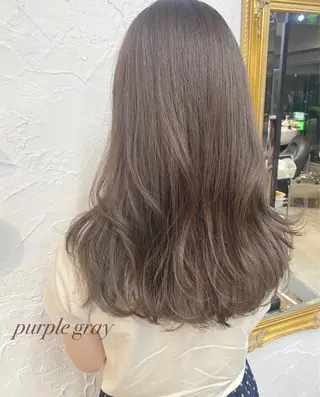 ロング カラー 鈴木早記　insta →saki_03sのヘアスタイル