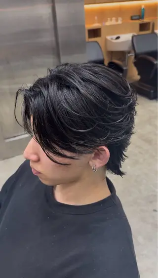 ショート パーマ fifth天神パーマ メンズ特化/虎太郎のヘアスタイル