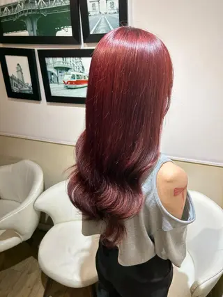 カラー レイヤーカット/ 縮毛矯正🇰🇷早坂のヘアスタイル