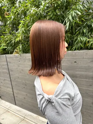 ミディアム カラー HIYOSHI　✂︎ 艶髪職人のヘアスタイル