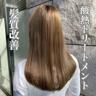 セミロング miiro 長津田 髪質改善 フジムラのヘアスタイル