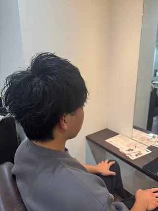 ショート カラー メンズ 日比 海夏太のヘアスタイル