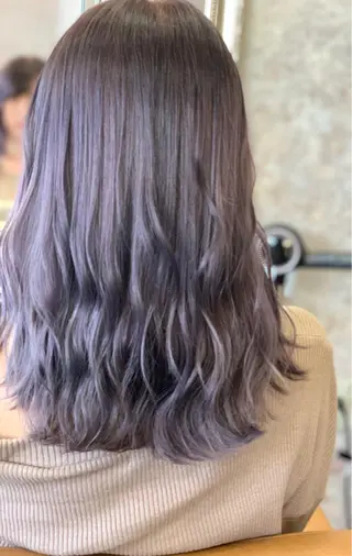 ロング メンズスタイル バレイヤージュ　齋藤のヘアスタイル
