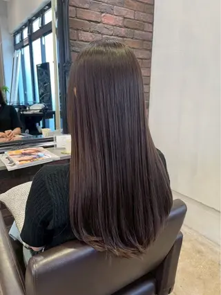 カラー 透明感カラー yuiのヘアスタイル