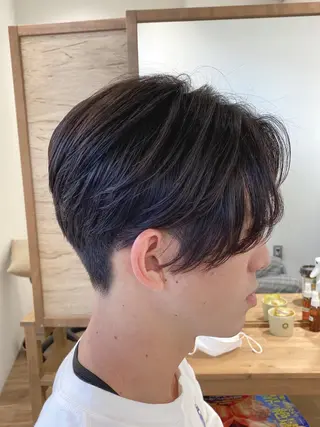 メンズ ハイライト⭐️上野 高広のヘアスタイル
