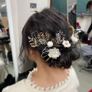 セミロング 梅山 美侑のヘアスタイル