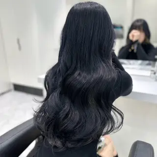 ロング カラー パーマ ヘアアレンジ メンズ キッズ 盛れ韓国ハイトーン 🎀Himari🎀のヘアスタイル