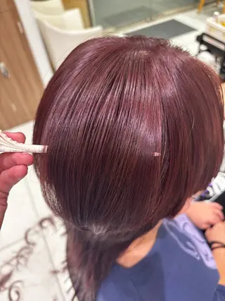 ロング カラー 🐈‍⬛SARA🎀 縮毛矯正のヘアスタイル