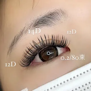 マツエク・マツパ アイラッシュ アトリエBONOのマツエク・マツパデザイン