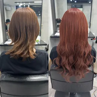 ロング カラー ヘアアレンジ ar+ ❤︎ maiのヘアスタイル