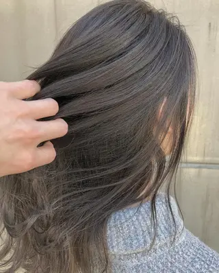 ミディアム カラー ヘアアレンジ 北間 寛哉のヘアスタイル