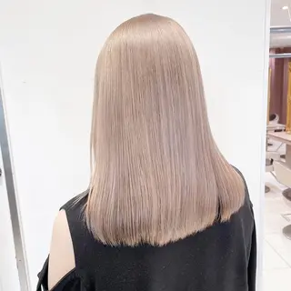 カラー 長尾菜々美🐰 ／ハイトーンカラーのヘアスタイル