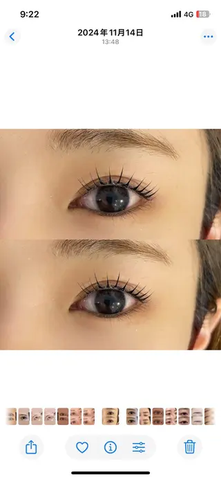 マツエク・マツパ ANEW_ Rinkaのマツエク・マツパデザイン