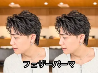 ショート パーマ メンズ 【メンズ縮毛矯正】 FILMS  軍司のヘアスタイル