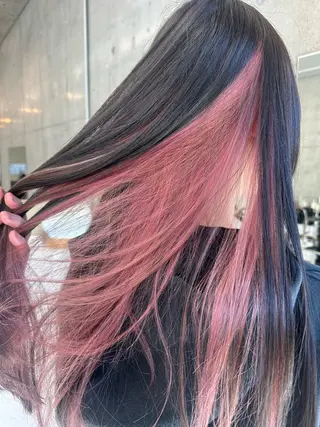 ロング ブリーチカラー/ 純心のヘアスタイル