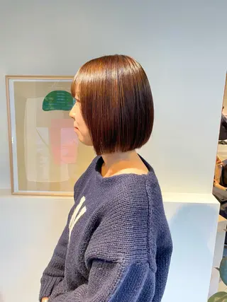 ショート パーマ 髪質改善マスター 長尾勇弥/梅田中津のヘアスタイル