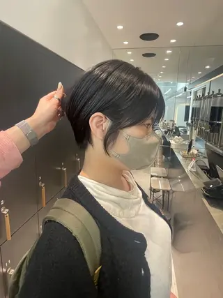 ショート オリーブベージュ/シ ョートボブたまき🧡のヘアスタイル