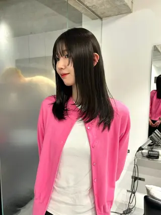 セミロング risa 。のヘアスタイル