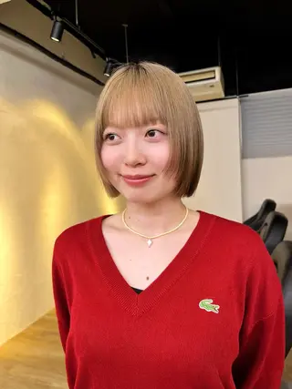 ショート 加藤好/ボブ /レイヤー/暖色🧡のヘアスタイル