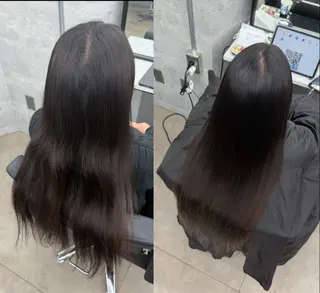 ロング 縮毛矯正支持率👑 No.1 SORAのヘアスタイル