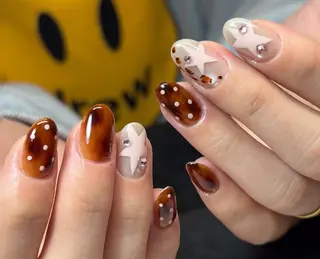 ネイル By moonネイル 🌷ワンホン/韓国風のネイルデザイン
