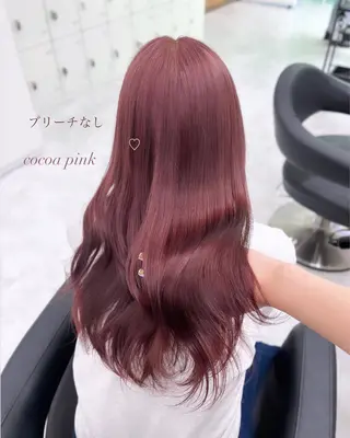 ロング RIKO👼🏻💓 韓国ガーリーのヘアスタイル