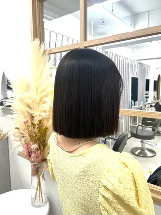 ショート 艶カラー推し！ なかはらあかりのヘアスタイル