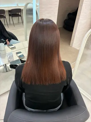 セミロング パーマ JUNO韓国ヘア MIAN.⋆𝜗𝜚のヘアスタイル