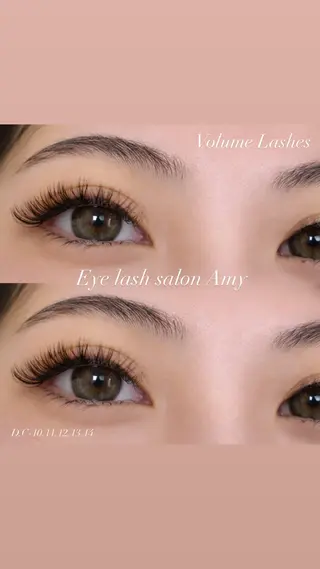 マツエク・マツパ エイミー FUKAのマツエク・マツパデザイン