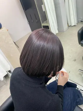 ショート カラー パーマ ヘアアレンジ メンズ キッズ ネイル マツエク・マツパ アイブロウ エクステモデル募集 💗大阪梅田/川上のヘアスタイル