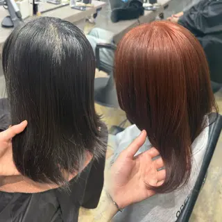 カラー ルシ🎨/ハイトーン デザイン/髪質改善のヘアスタイル