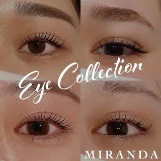 マツエク・マツパ アイブロウ MIRANDA beautyのマツエク・マツパデザイン