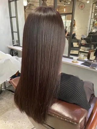 ロング カラー マンツーマン 髪質改善　工藤のヘアスタイル