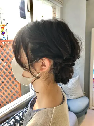 ミディアム 阿部 美咲のヘアスタイル