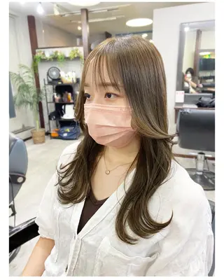 セミロング カラー ＊横浜駅＊ 金子 誠也のヘアスタイル