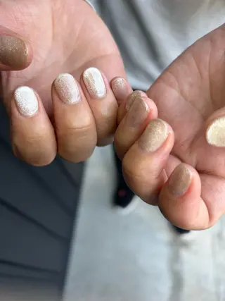 ネイル mellow:ｸﾙﾐ ﹡˖˟༝🎀˖˟ ༝のネイルデザイン