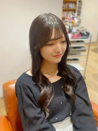 ロング カラー asuka‪‪‎🤍 Lita 1Fのヘアスタイル